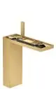 AXOR-HG-AXOR-MyEdition-Einhebel-Waschtischmischer-230-fuer-Waschschuesseln-mit-Push-Open-Ablaufgarnitur-ohne-Platte-Brushed-Gold-Optic-47022250 gallery number 1